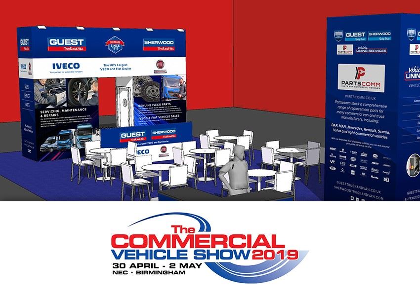 Guest and Sherwood to showcase all its services at the Commercial Vehicle Show